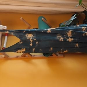 Forever 21 Tie Dye Open Back Maxi Dress S